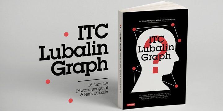 Ejemplo de fuente ITC Lubalin Graph #2