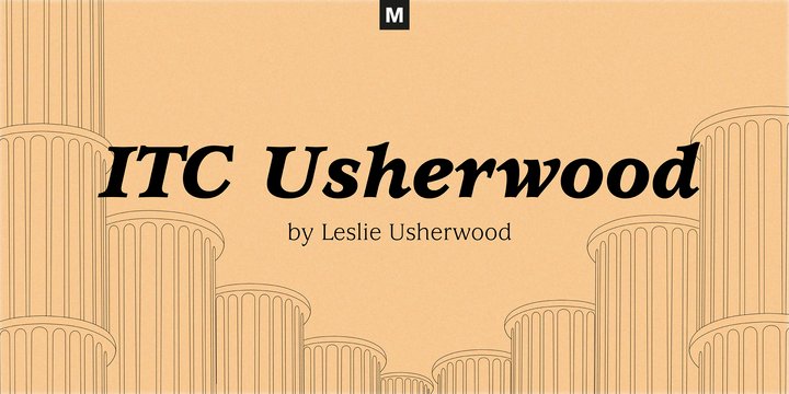 Ejemplo de fuente ITC Usherwood #1