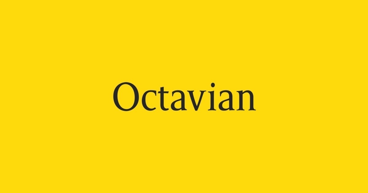 Ejemplo de fuente Octavian #1