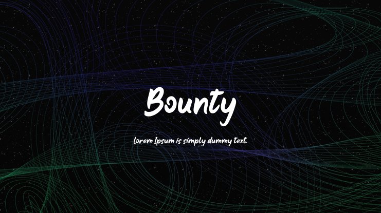 Ejemplo de fuente Bounty #1