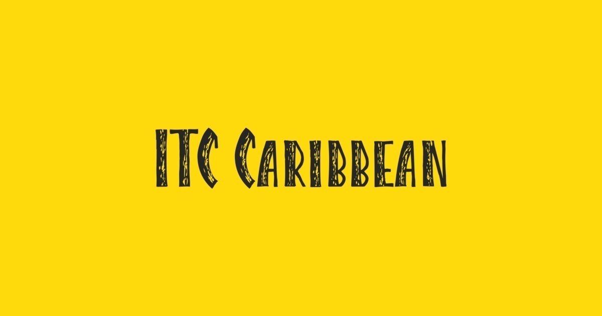 Ejemplo de fuente Caribbean ITC #1