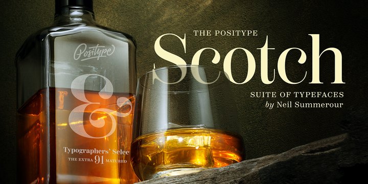 Ejemplo de fuente Scotch Display Condensed #1