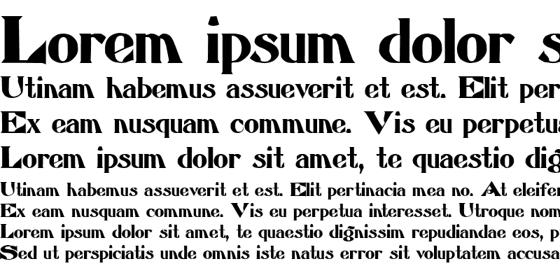 Ejemplo de fuente Atkinson Eccentric #1