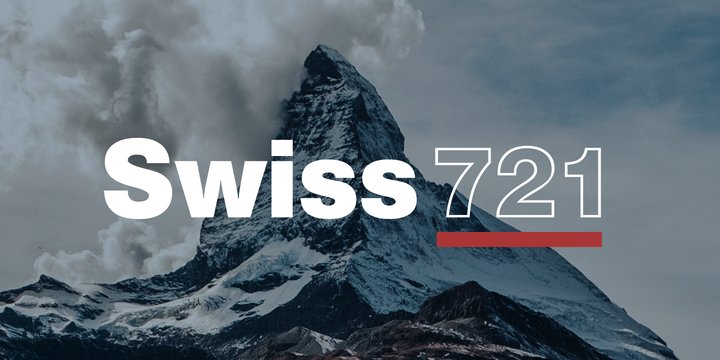 Ejemplo de fuente Swiss 721 #1