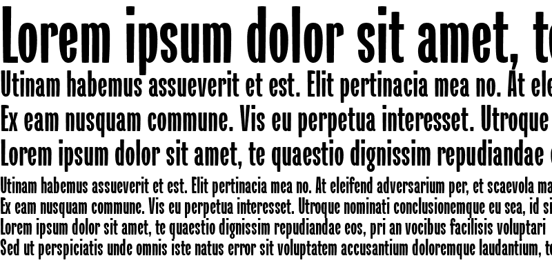 Ejemplo de fuente Verkehr ITC #1