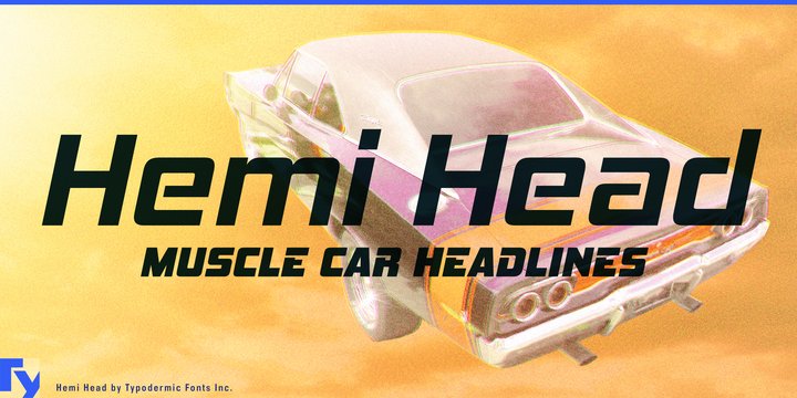 Ejemplo de fuente Hemi Head 426 #1