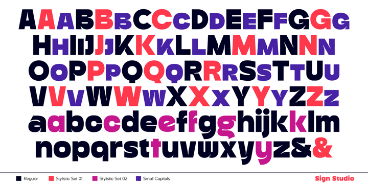 Ejemplo de fuente Benz Grotesk #2