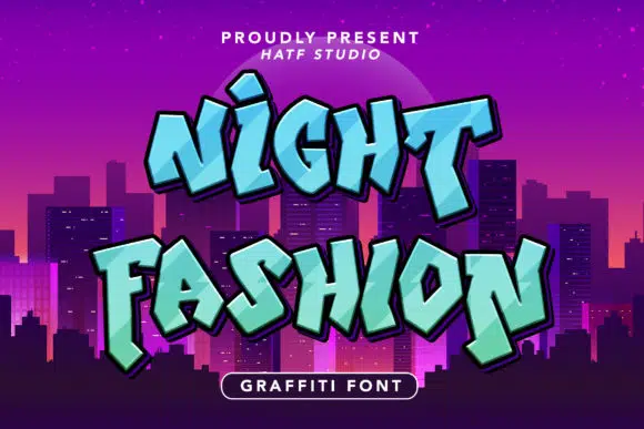 Ejemplo de fuente Night Fashion #1