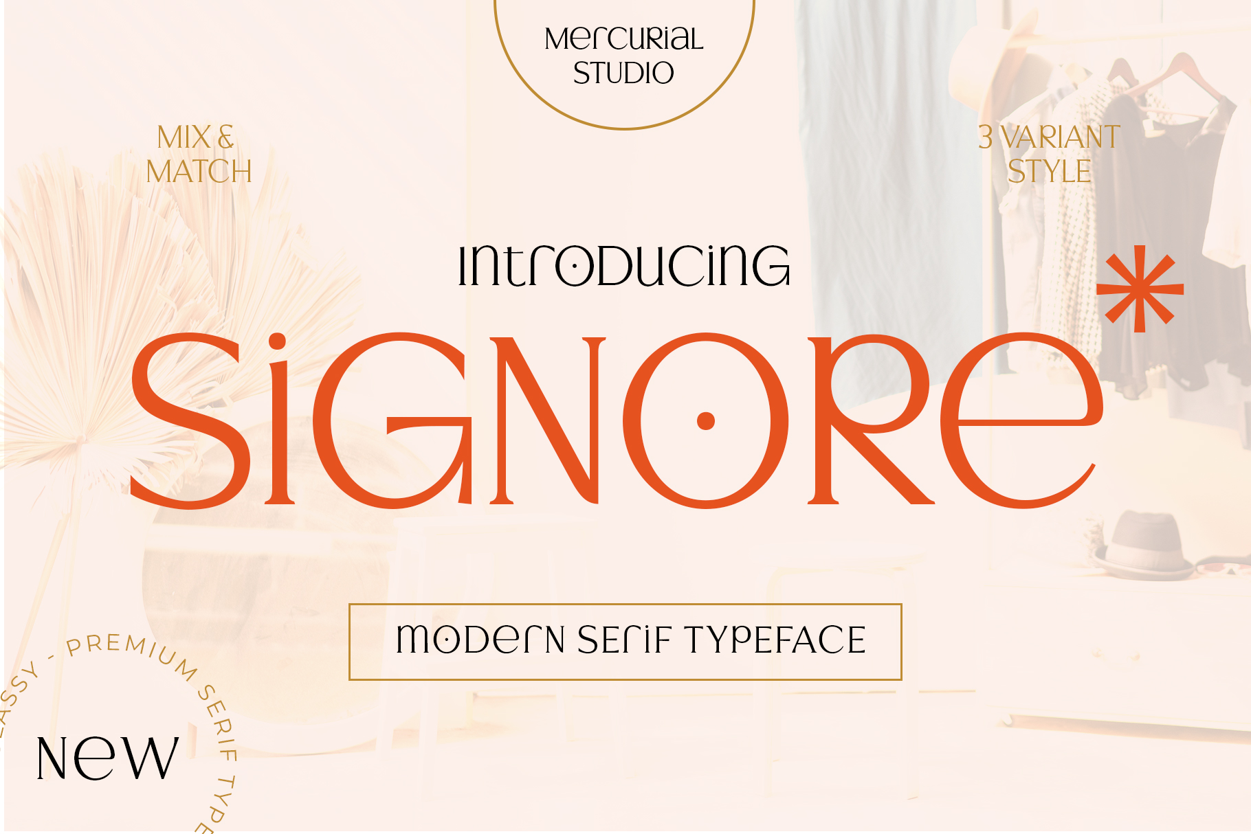 Ejemplo de fuente Signore Serif Typeface #1