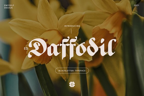 Ejemplo de fuente ED Daffodil #1