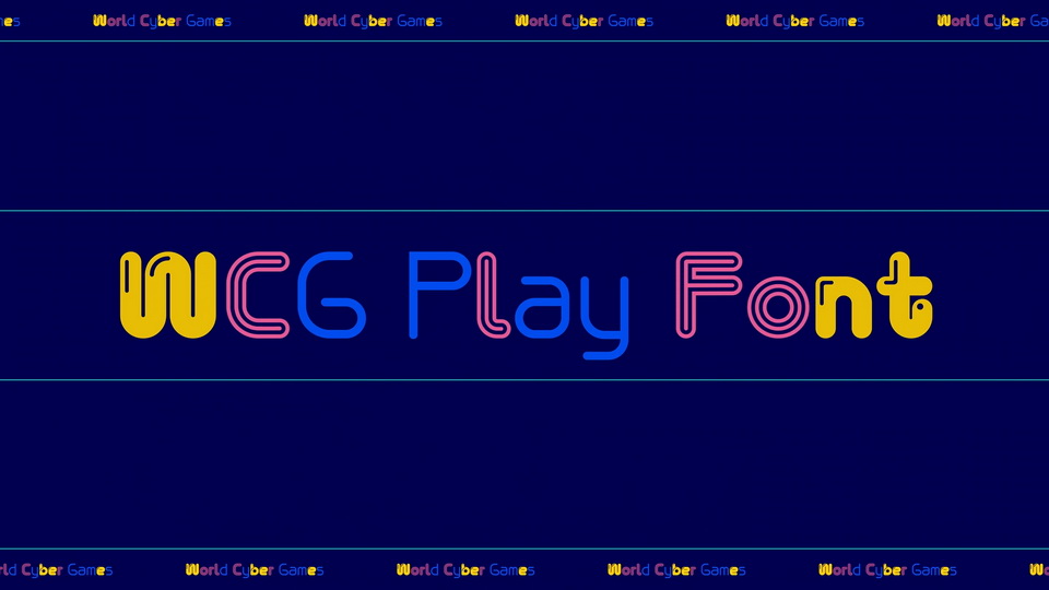 Ejemplo de fuente WCG Play #1