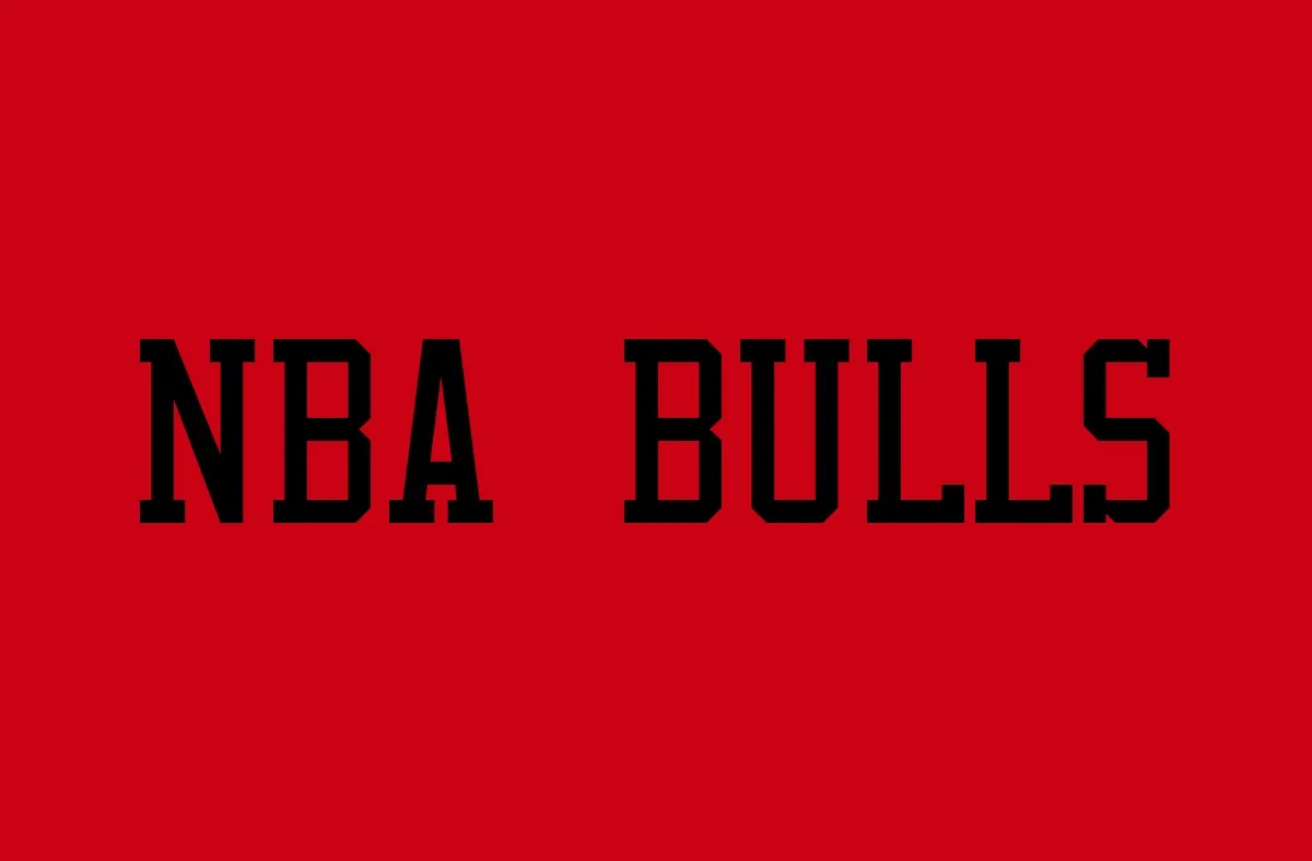 Ejemplo de fuente NBA Bulls #1