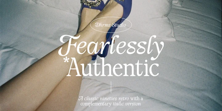 Ejemplo de fuente Fearlessly Authentic #1