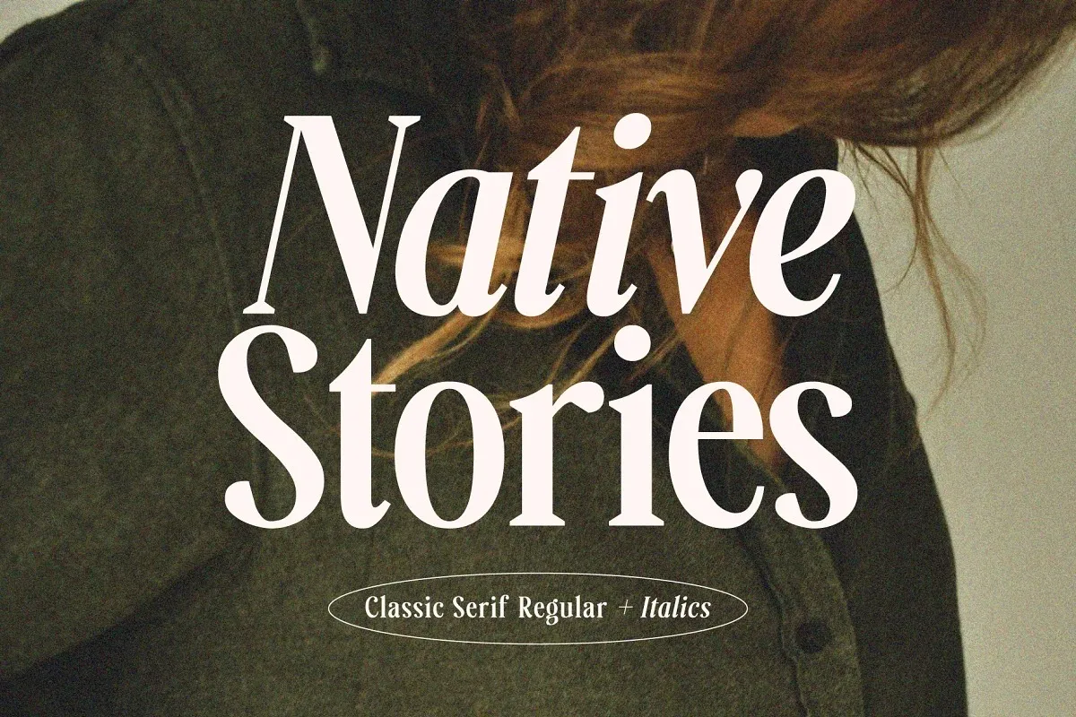 Ejemplo de fuente Native Stories #1