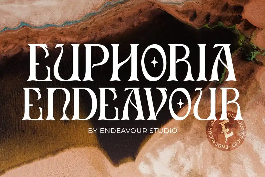 Ejemplo de fuente Uphoria Endeavour #1