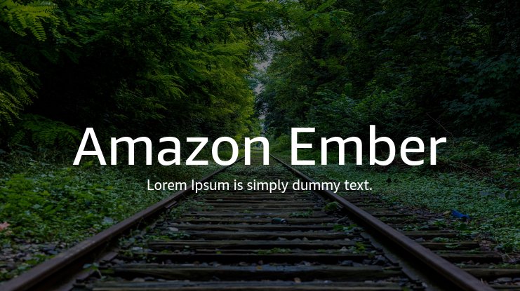 Ejemplo de fuente Amazon Ember V2 #1