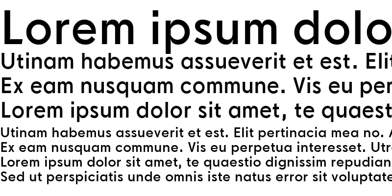 Ejemplo de fuente BT Grotesk #1