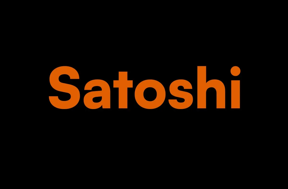 Ejemplo de fuente Satoshi #1