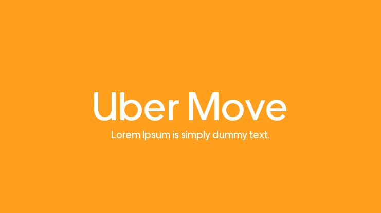 Ejemplo de fuente Uber Move BNG Web #1