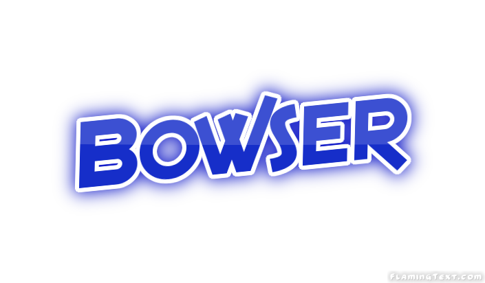 Ejemplo de fuente Bowser #1