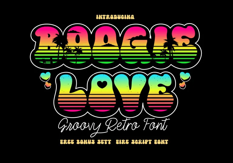 Ejemplo de fuente Boogie Love #1