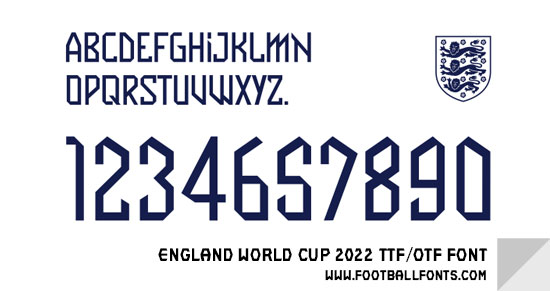 Ejemplo de fuente England FC 2022 #1