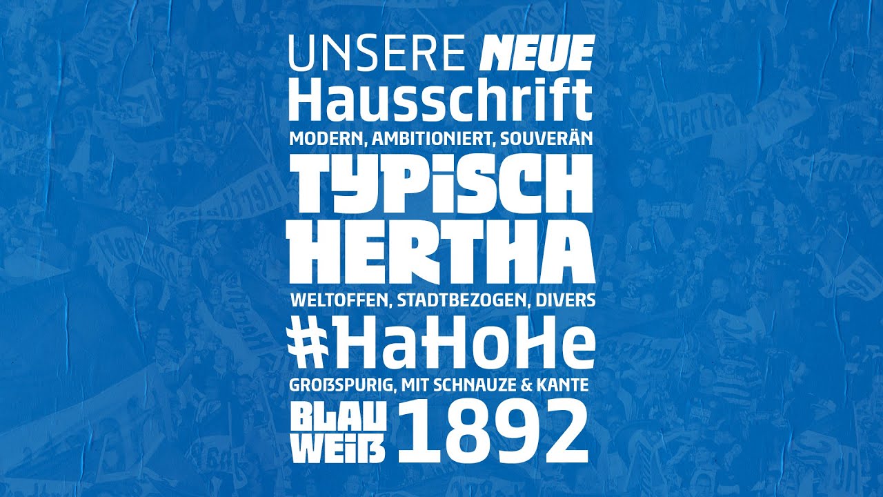 Ejemplo de fuente Hertha BSC #1