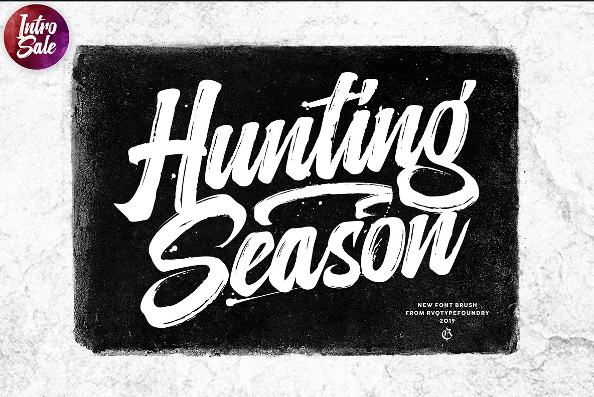 Ejemplo de fuente Hunting Season #1