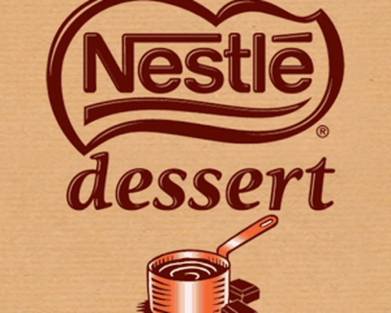 Ejemplo de fuente Nestle Dessert #1