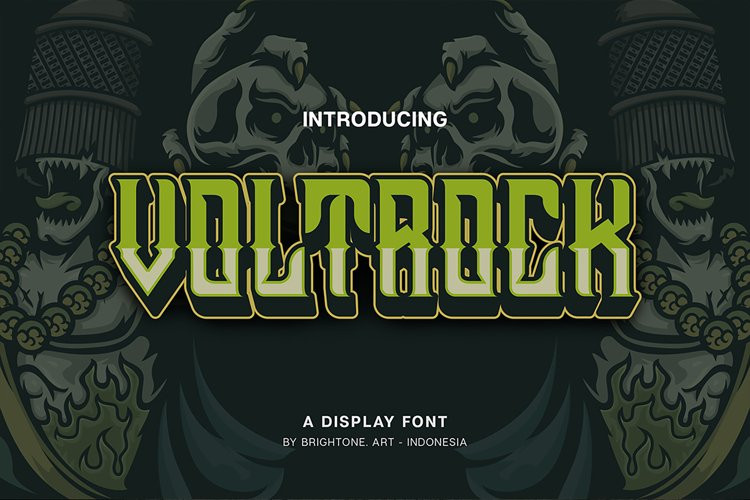 Ejemplo de fuente Voltrock #1