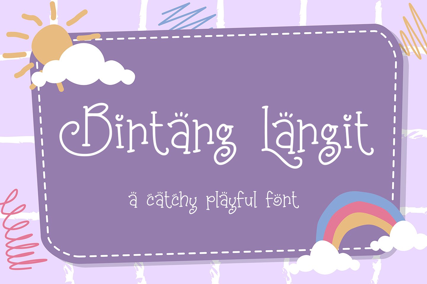 Ejemplo de fuente Bintang Langit #1