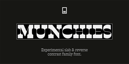 Ejemplo de fuente Munchies #1