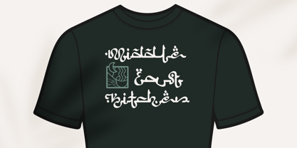 Ejemplo de fuente Arabic Script #2