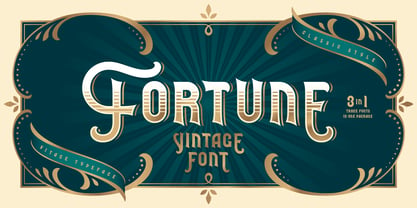 Ejemplo de fuente Fortune Vintage #1