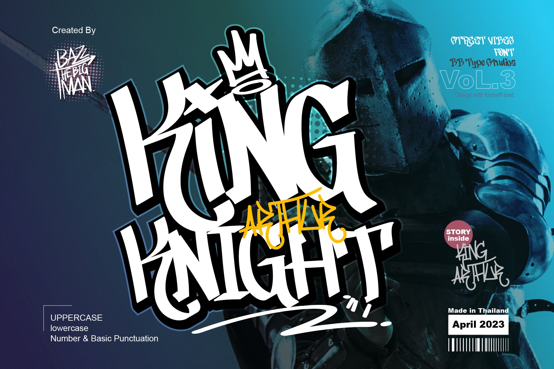 Ejemplo de fuente King Knight #1