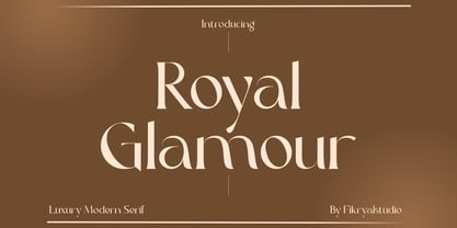 Ejemplo de fuente Royal Glamour #1