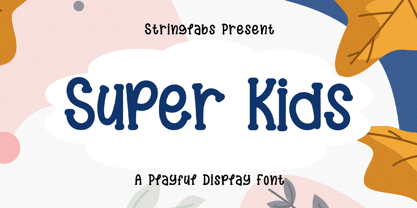 Ejemplo de fuente Super Kids #1