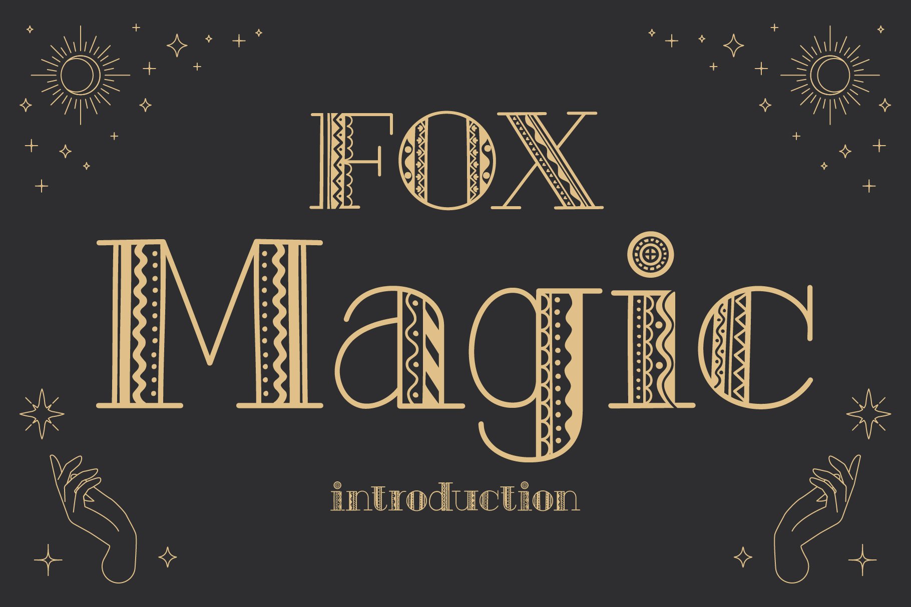 Ejemplo de fuente Fox Magic #1