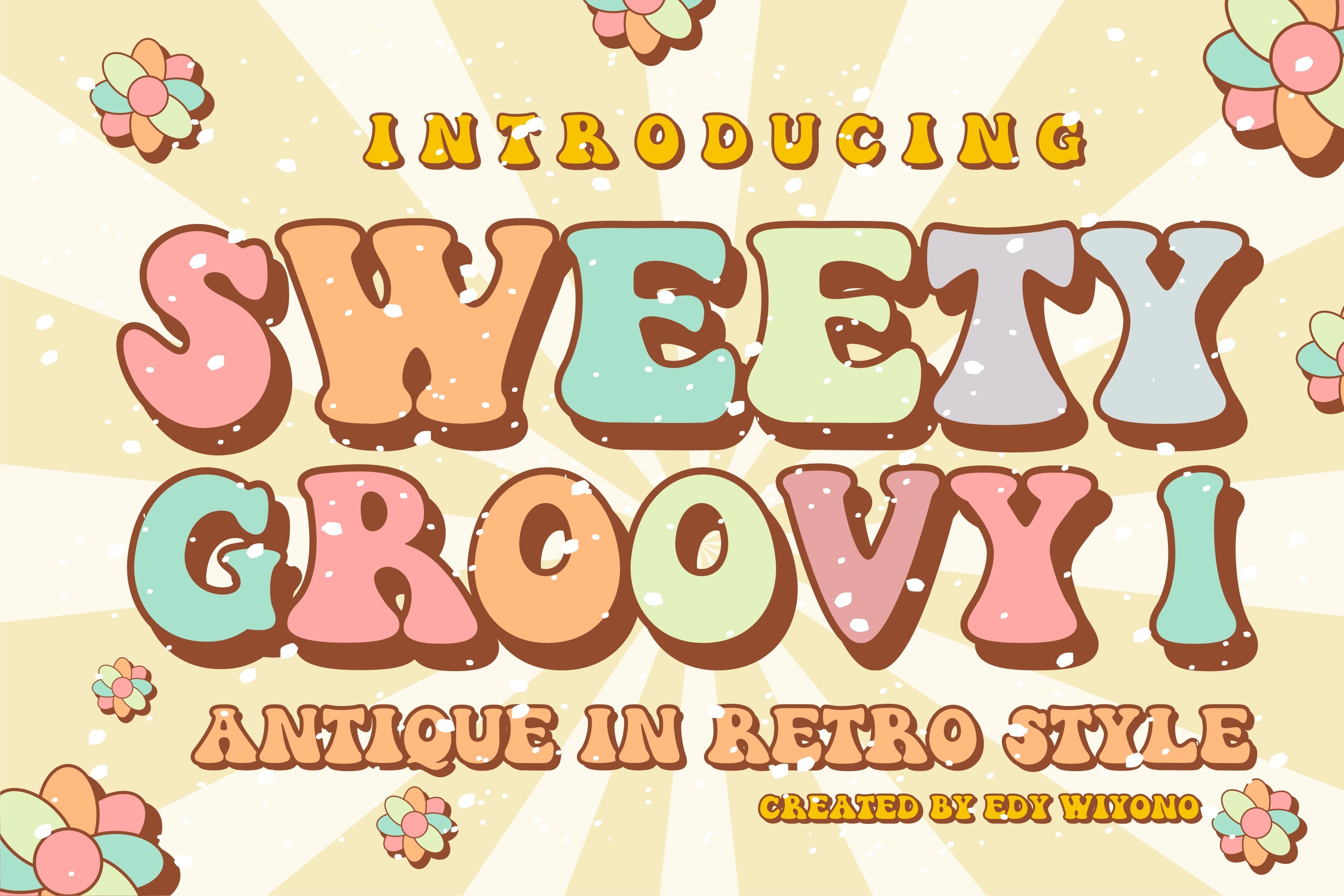 Ejemplo de fuente Sweety Groovy #1