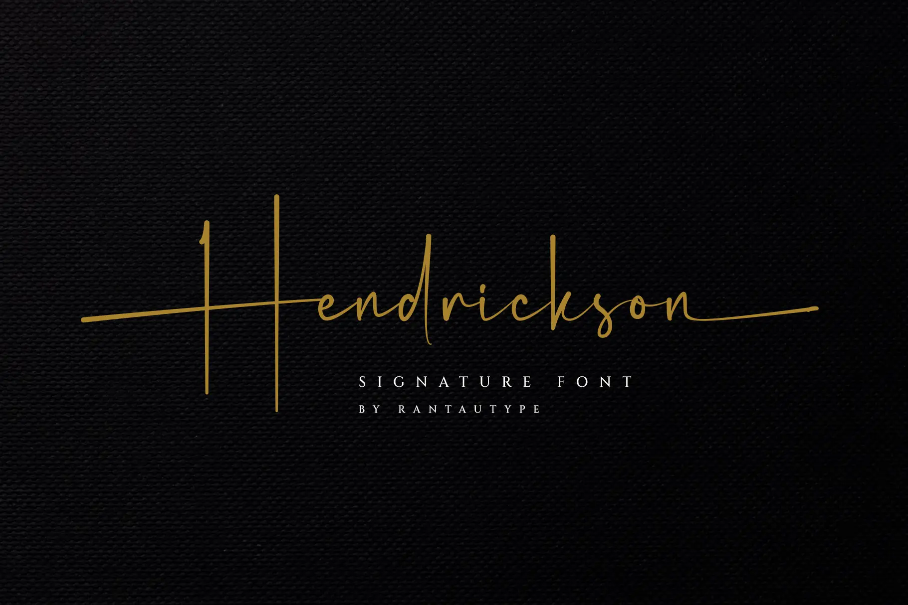 Ejemplo de fuente Hendrickson #1