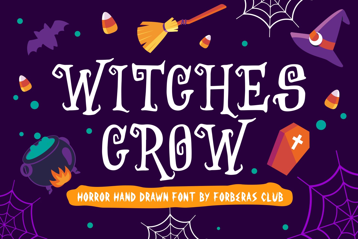 Ejemplo de fuente Witches Crow #1