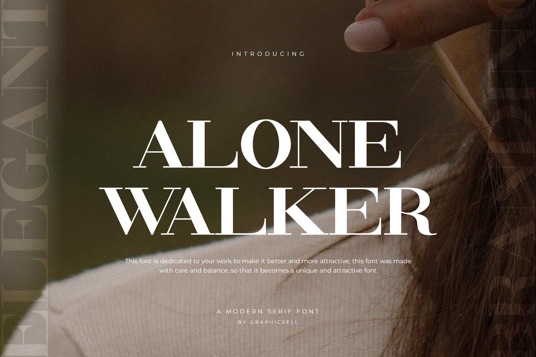 Ejemplo de fuente Alone Walker #1