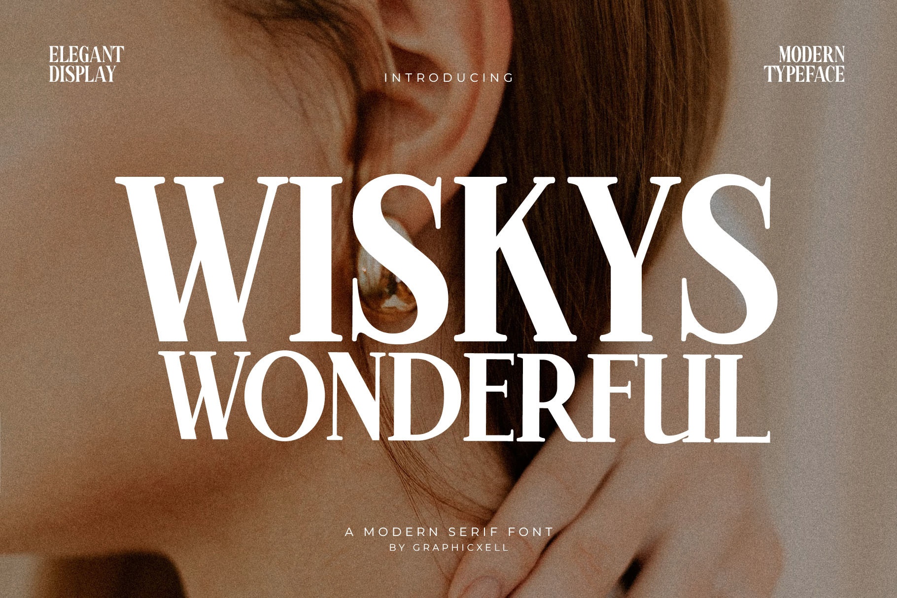 Ejemplo de fuente Wiskys Wonderful #1