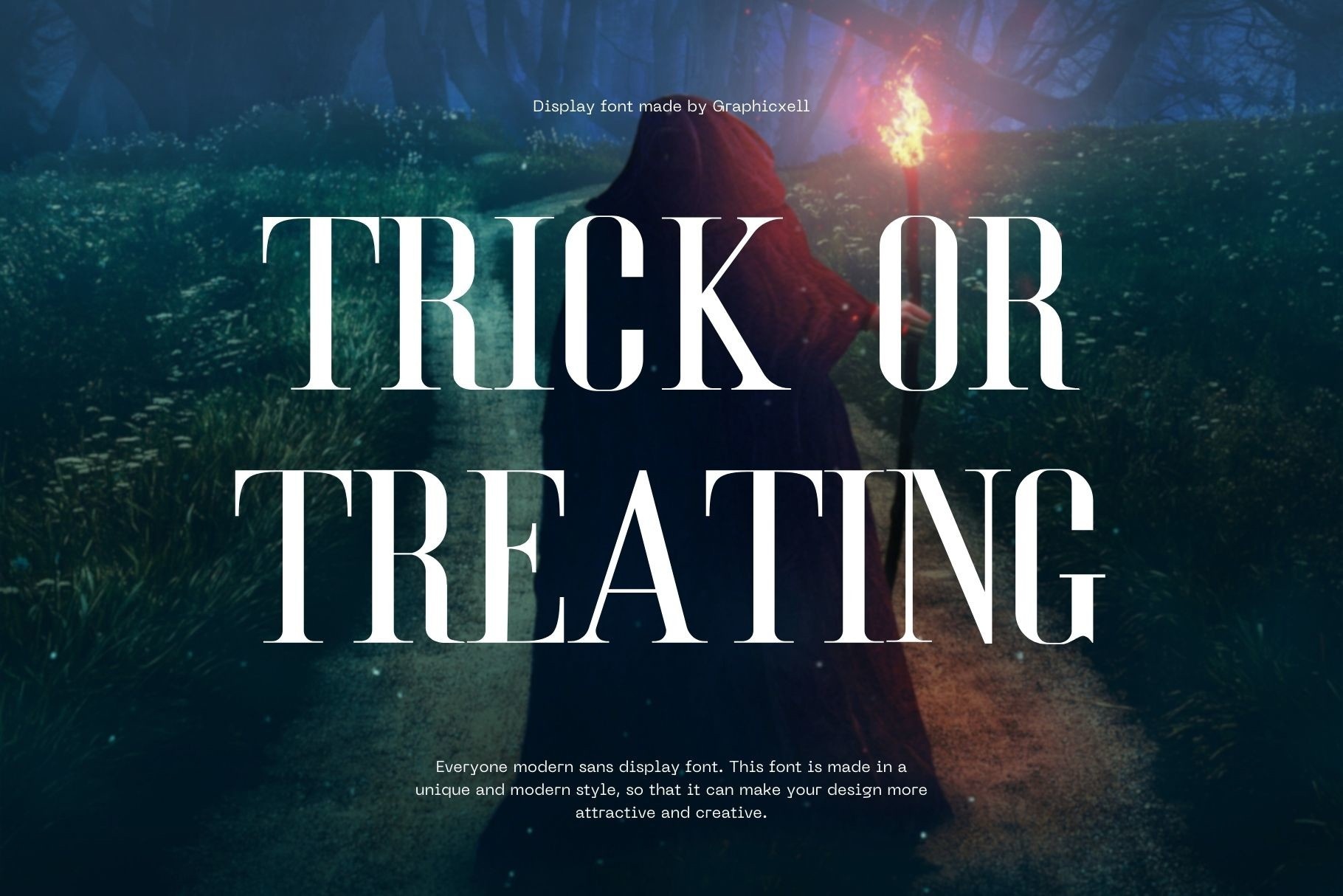 Ejemplo de fuente Trick or Treating #1