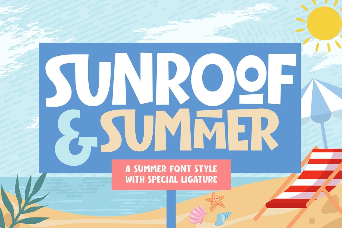 Ejemplo de fuente Sunroof & Summer #1
