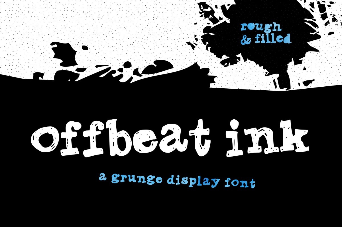 Ejemplo de fuente Offbeat Ink #1