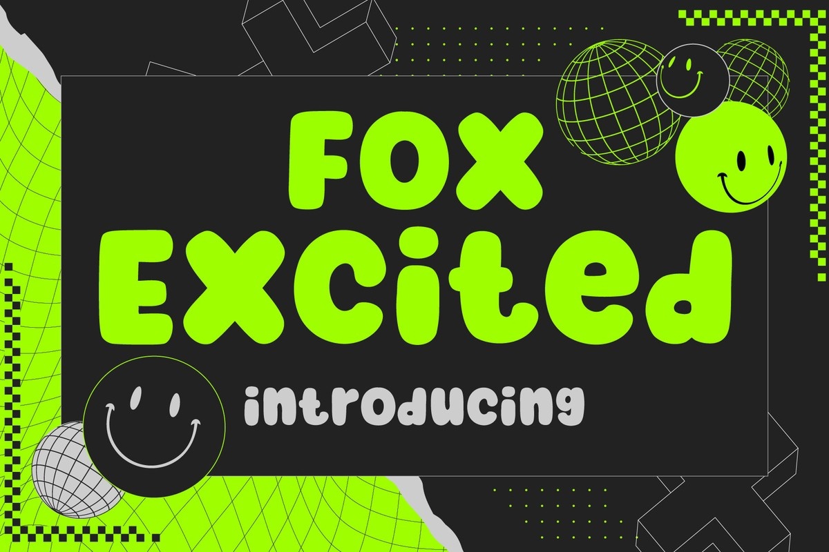 Ejemplo de fuente Fox Excite #1