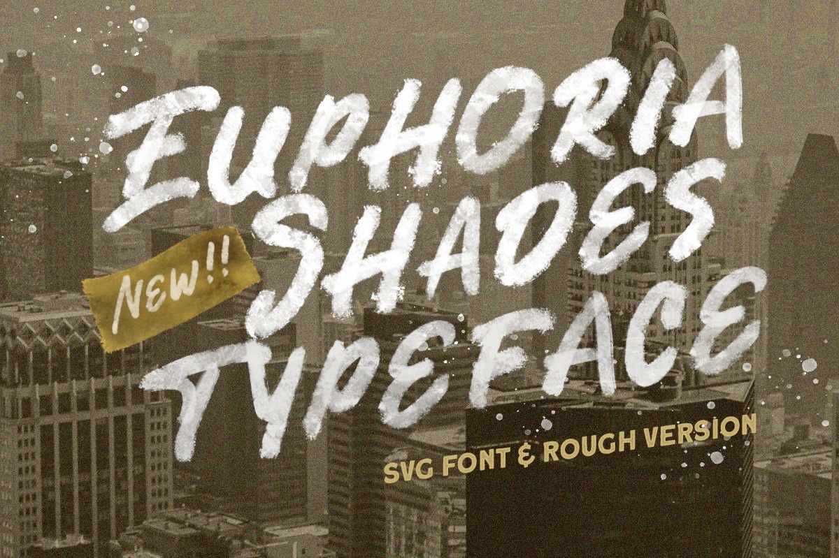 Ejemplo de fuente Euphoria Shades SVG #1