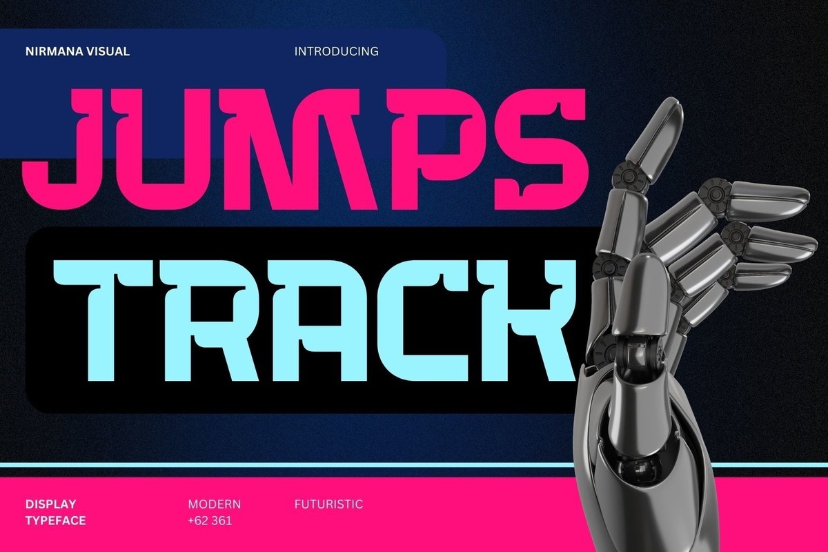 Ejemplo de fuente Jumps Track #1