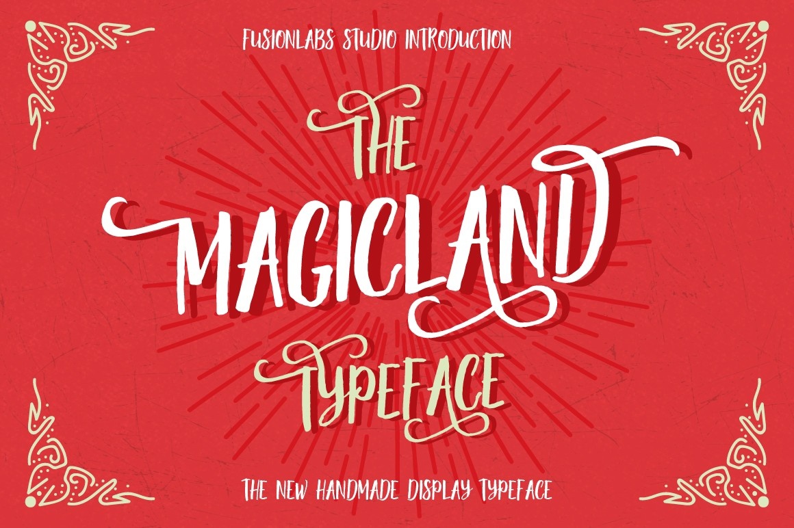 Ejemplo de fuente Magicland Typeface #1